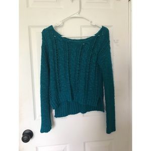 Green sweater